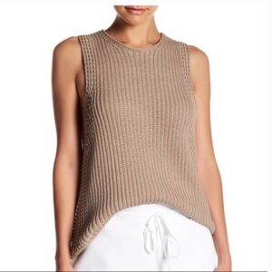 Vince Womens Sleeveless Knit Tank Top